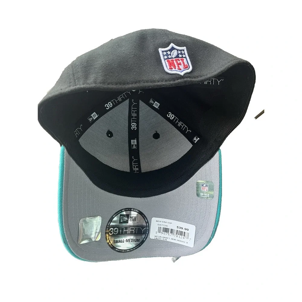 Miami Dolphins New Era Hat 39Thirty 2025‎ Draft Fitted Small Medium S/M NWT